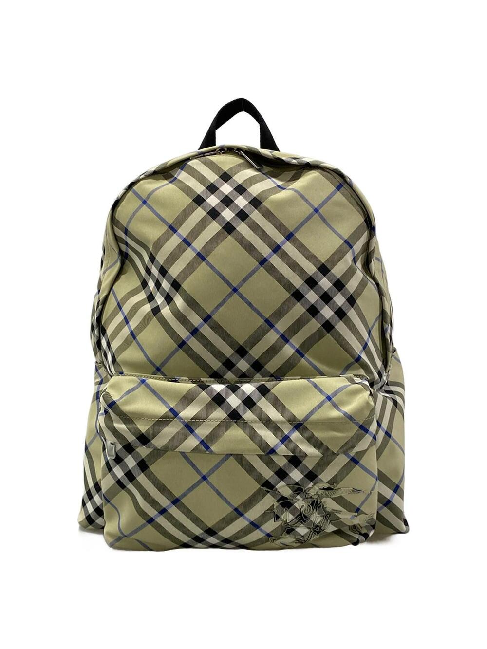 Burberry Check Backpack Light Khaki #372183B11B